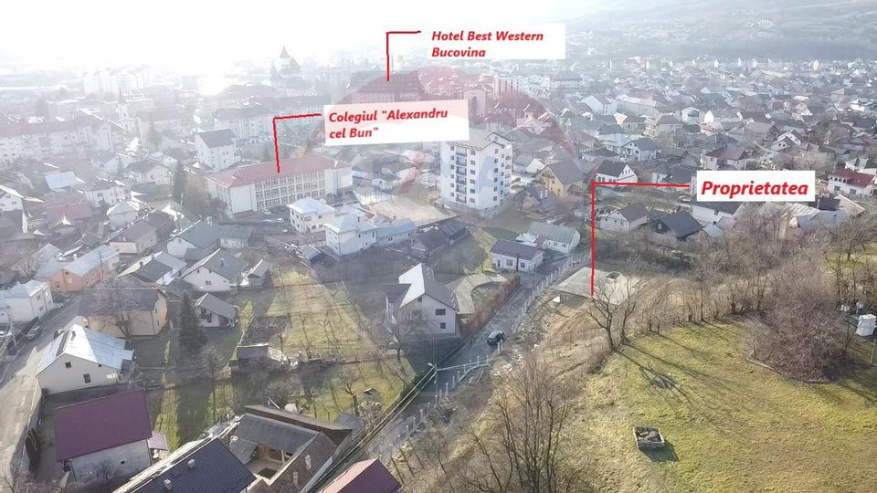Teren 2150 mp  INTRAVILAN Gura Humorului / Strada General Propargescu