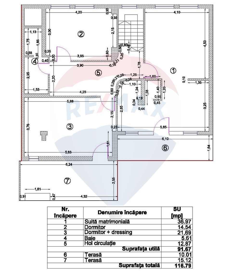 Apartament duplex penthouse de vânzare în zona Damaroaia - Petrom City