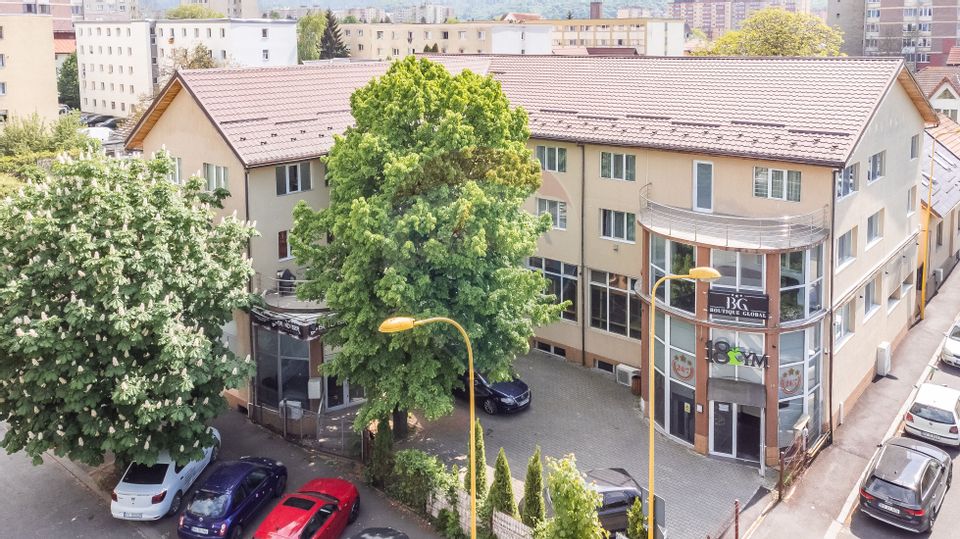 Hotel cu 23 unități de cazare, 2 săli de ședință, locație excelentă