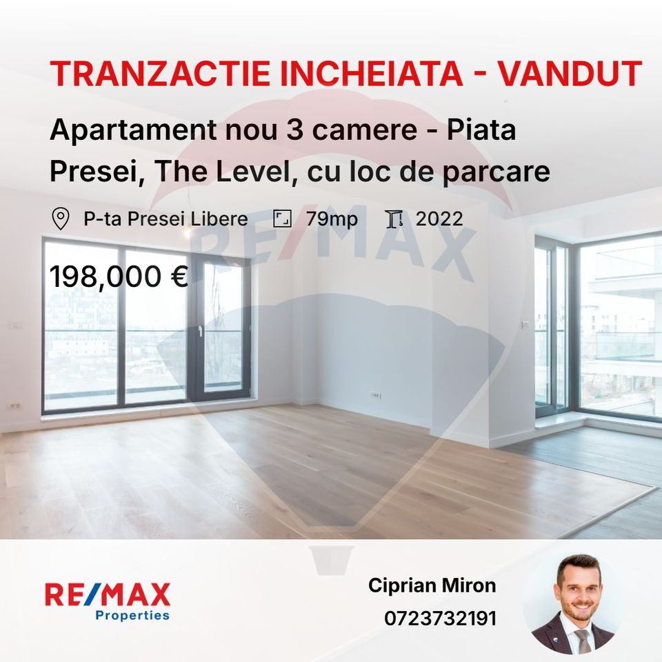 3 rooms apartment North - Press Square, The Level