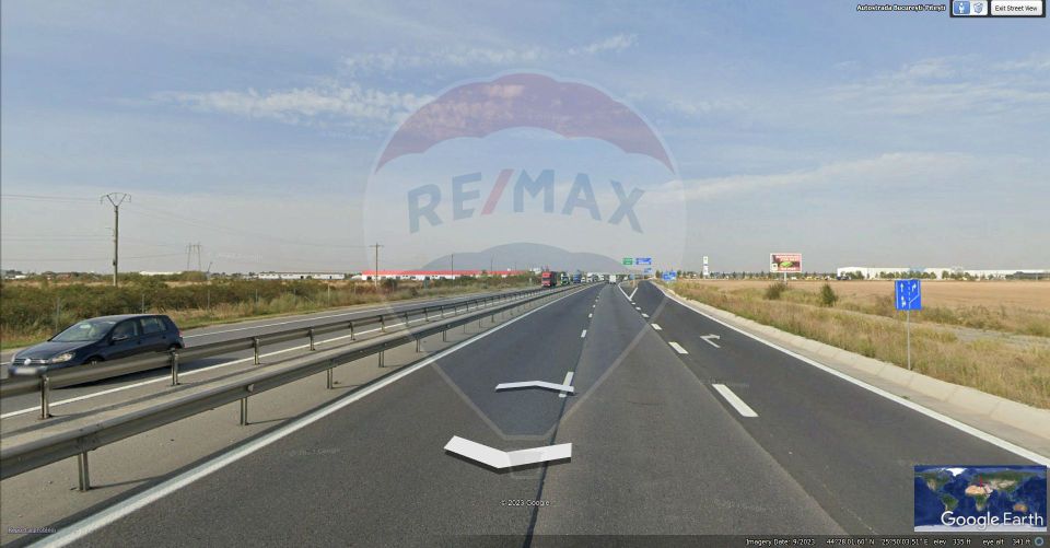 Teren intravilan 93,000mp / Autostrada A1/km 23