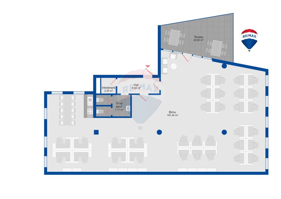 561sq.m Office Space for rent, Ultracentral area