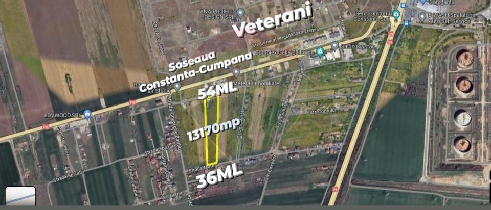 Land 13,170sqm Lazu / Strada sola 100