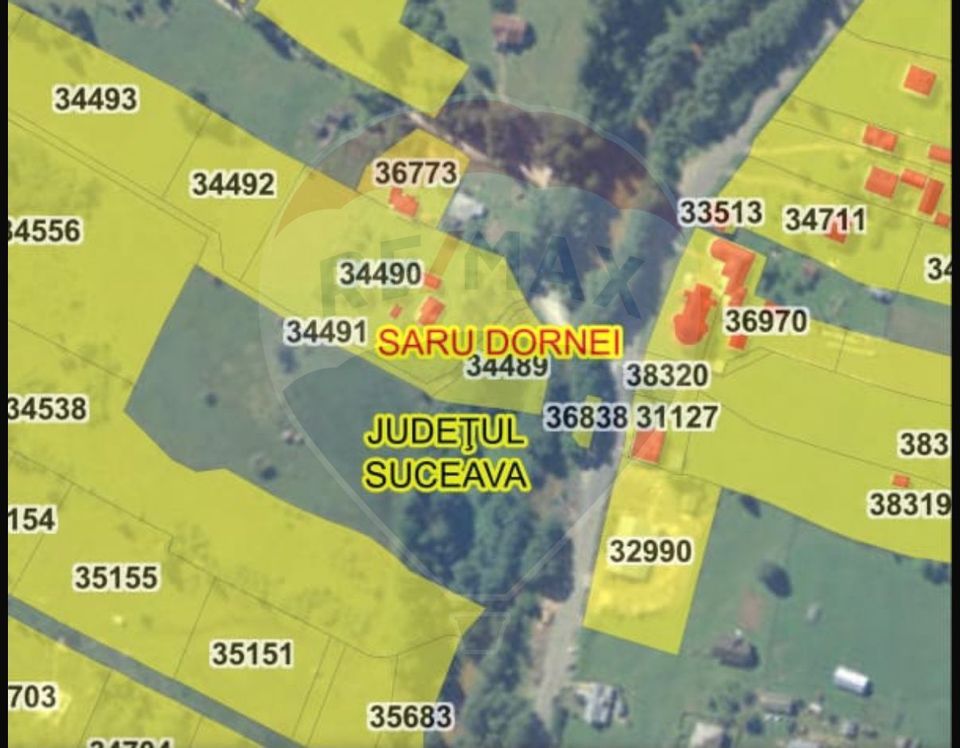 Teren 2,000 mp Saru Dornei / Strada Principala