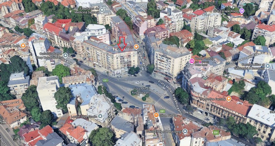 Ultracentral Kogalniceanu | Cismigiu luminos si spatios