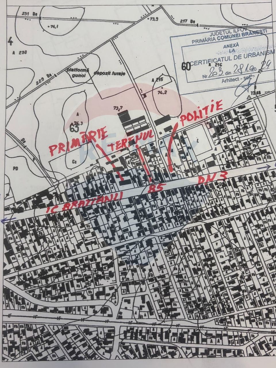 Land 2,141sqm Branesti / Strada I.c. bratianu