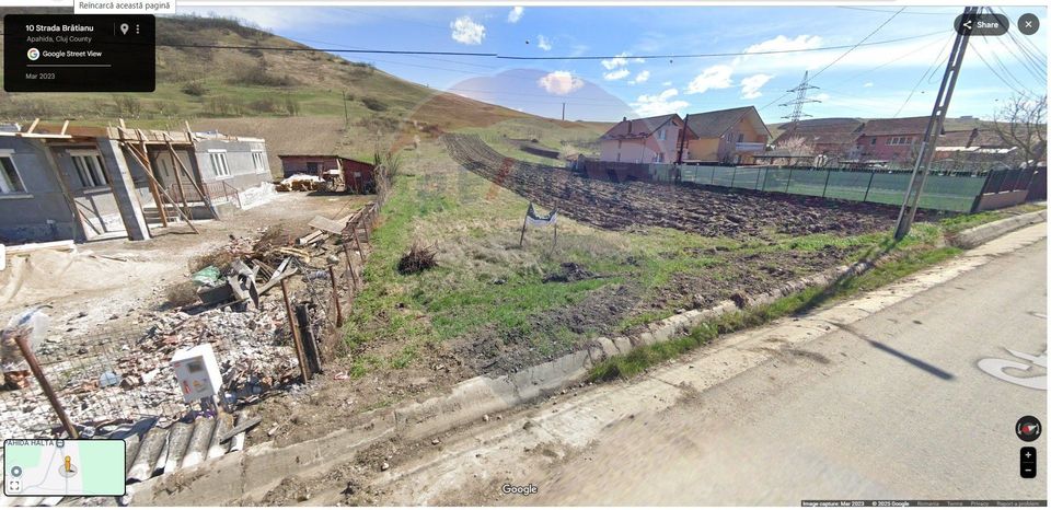 Land 1,400sqm Apahida / Strada Ion Constantin Bratianu