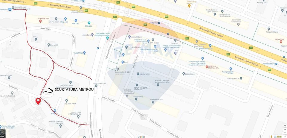 Spatiu Comercial 16mp de inchiriat aproape de metrou NicolaeGrigorescu