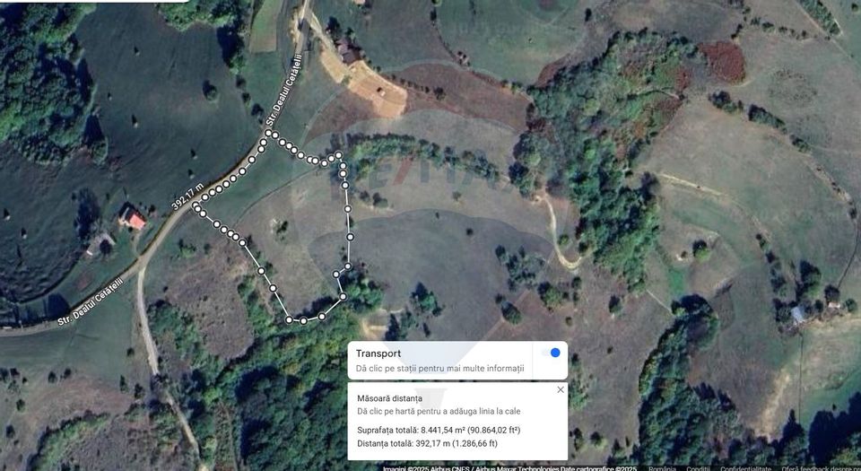Teren de vanzare 8,441mp Holbav / Strada Dealul Cetățelii