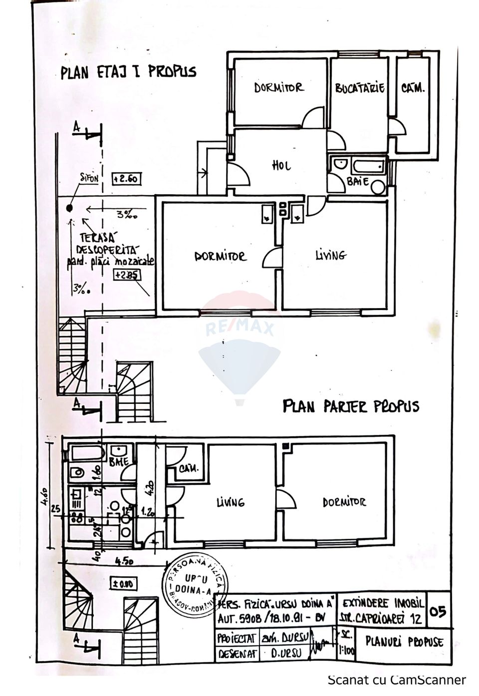 Casă individuală cu două unități locative. Zona Horia–Cloșca–Crișan