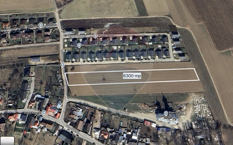 Teren 6253 mp de vânzare în Magura