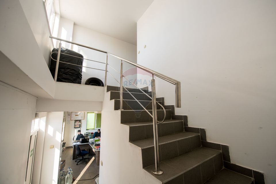 Hală industrială P+1 – 490 mp utili | Teren 2.447 mp | Platformă beton