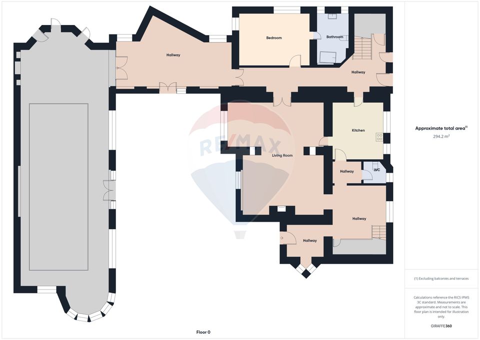 Vilă spectaculoasă în Balotești, curte 5000 mp si piscina interioara