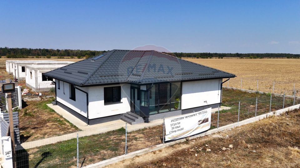 Lot de casă intravilan – Băldana Dâmbovița – 573 mp, front 12.74 m