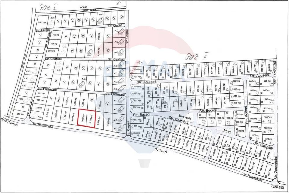 Land 2,196sqm Bod / Strada Harmanului