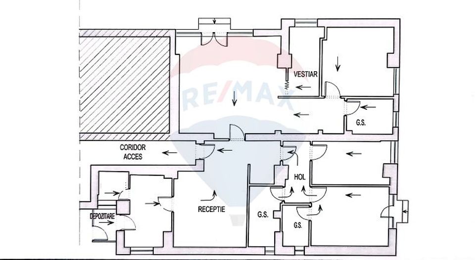 141.7sq.m Commercial Space for rent, Unirii area