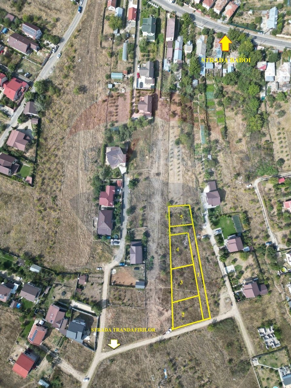 For sale 3 Lots Land 500+ square meters Domnesti / Utilities