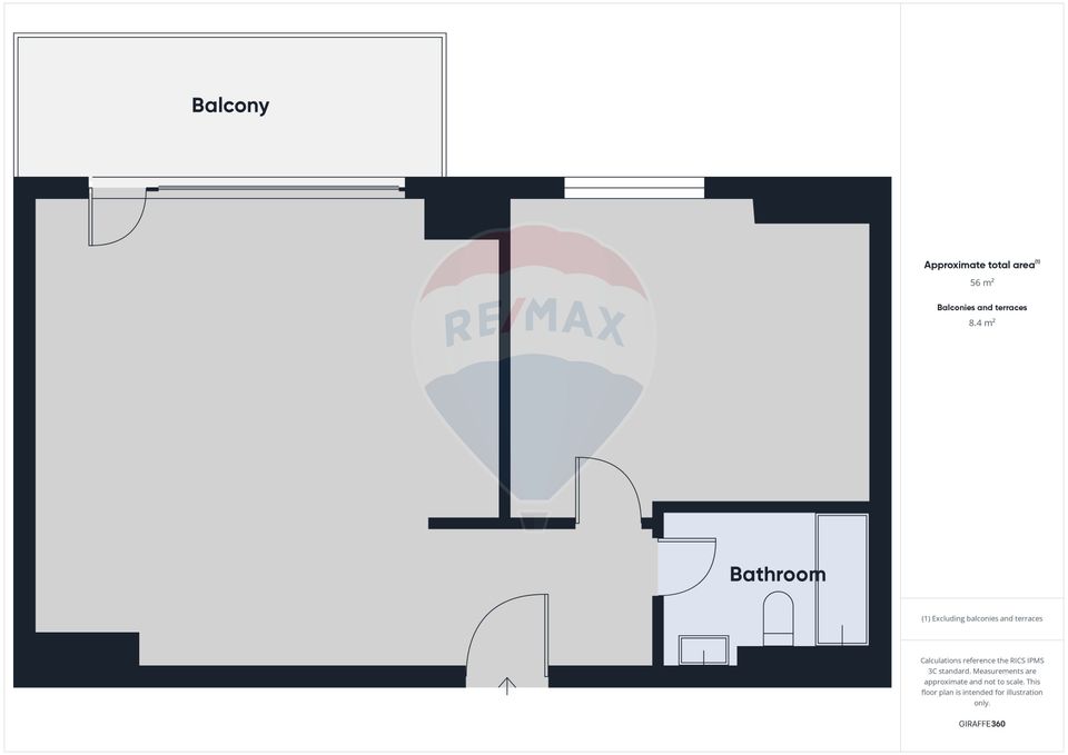 Bright 2-room apartment, Iancu Nicolae area, Residence 5