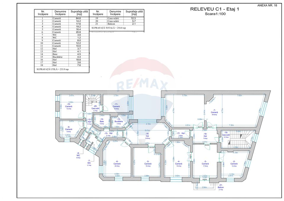 Casă D+P+E+M | 816 mp utili, 5 locuri parcare, Regina Maria