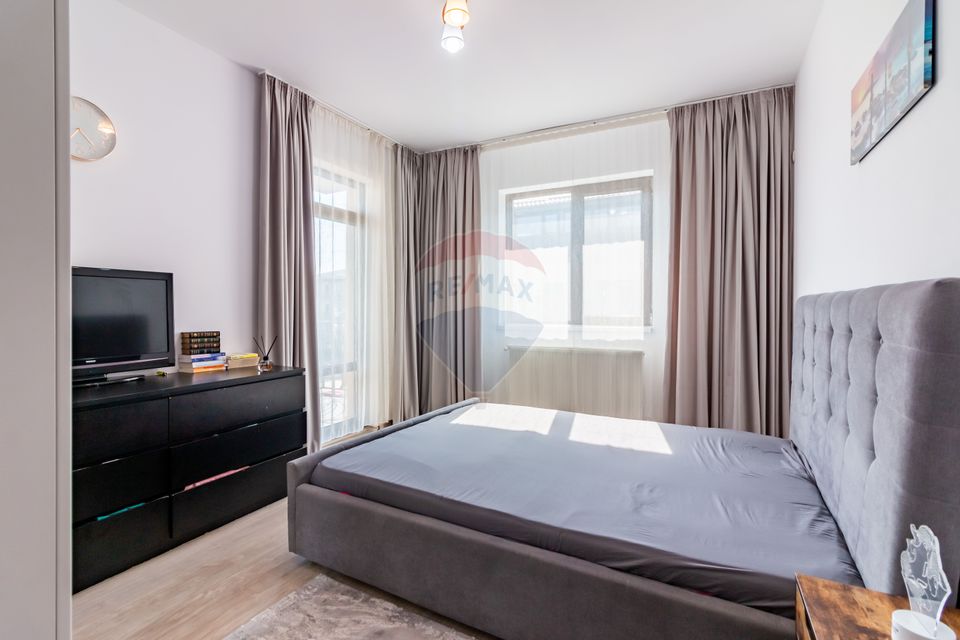 For sale apartment 3 rooms, furnished, Dobroesti, 1km Fundeni Road