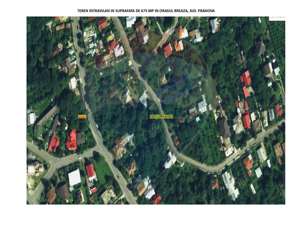 Land 675sqm Breaza / Strada Garii