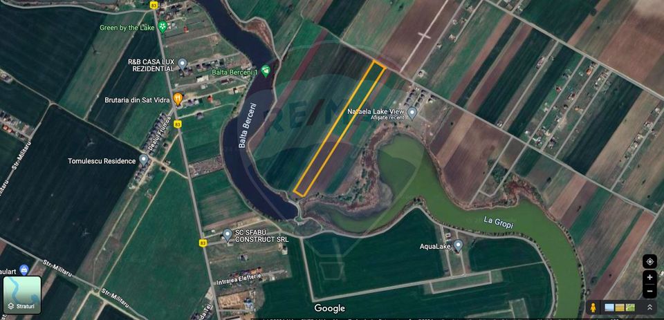 Teren 11906 mp extravilan, rezidential, industrial - in Berceni