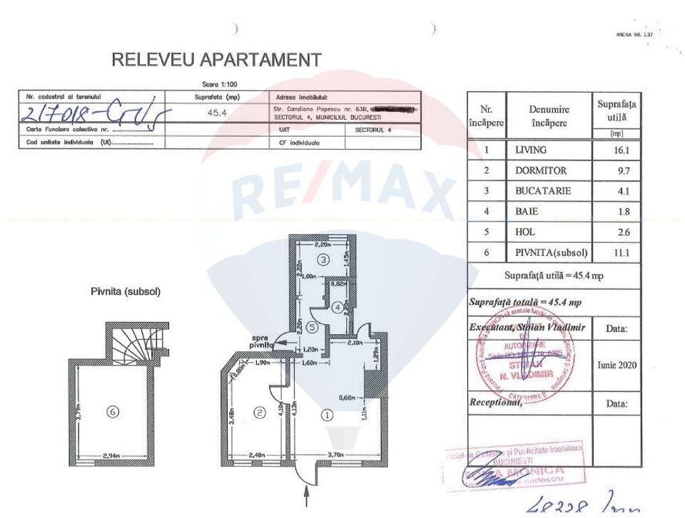 2 room Apartment for sale, Parcul Carol area