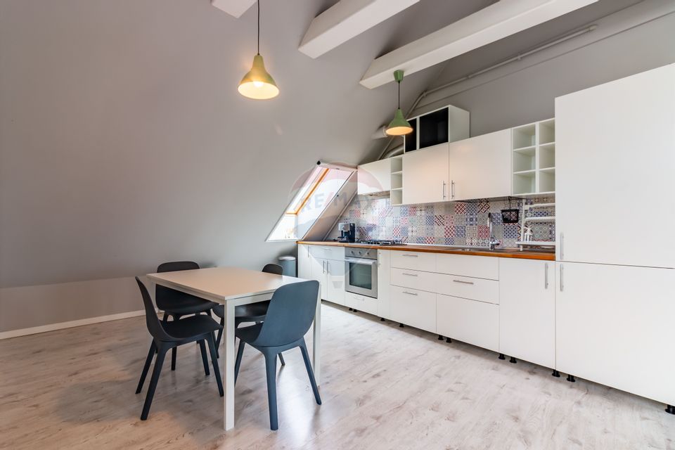 Inchiriere 2 camere | mansardă modernă | 120 mp | Cișmigiu | Popa Tatu