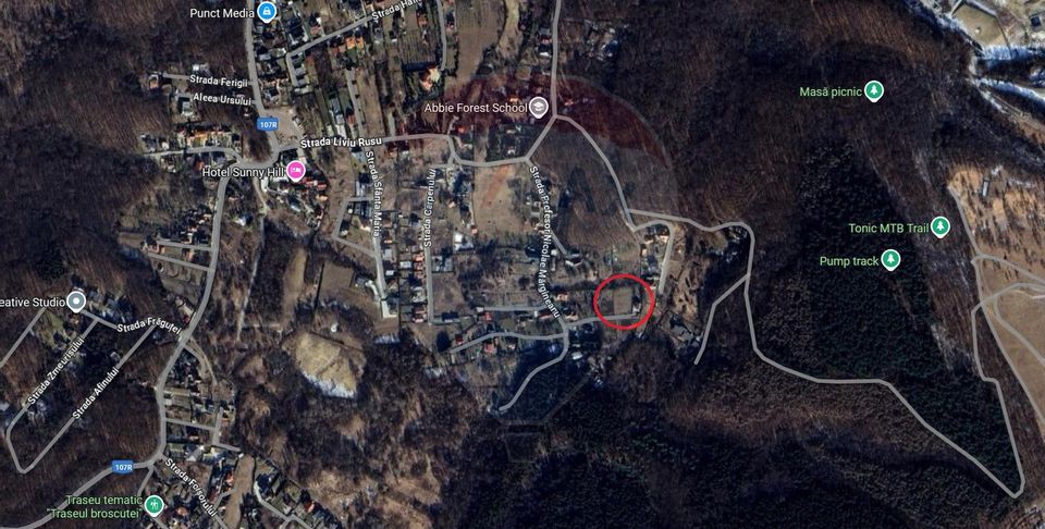 Teren de vanzare în Faget 1542 mp cu panorama