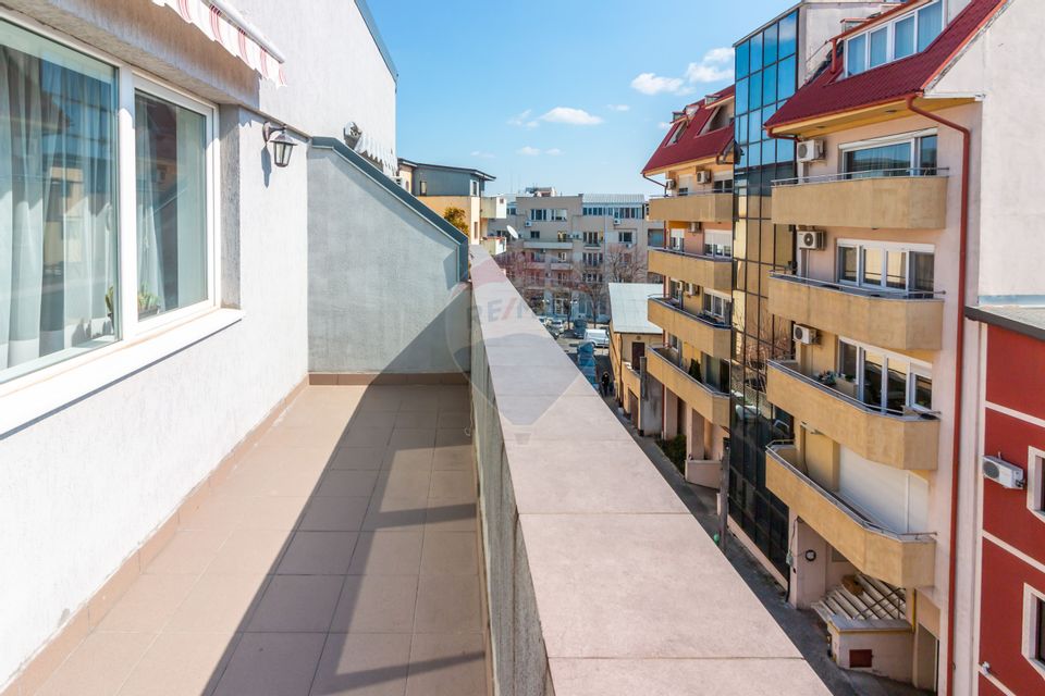 TO RENT: LOFT 2 room apartment, 75 + 8sqm terrace, Floreasca