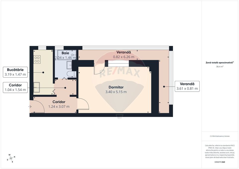 Garsonieră de închiriat în zona Pantelimon
