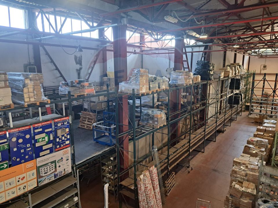 Inchiriere hala 850 mp birour 350 mp curte 2400 mp Pod Otopeni Centura