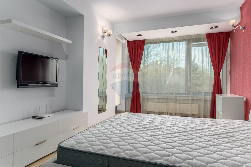 Apartament cu 3 camere de lux, prima linie Parcul Herăstrău