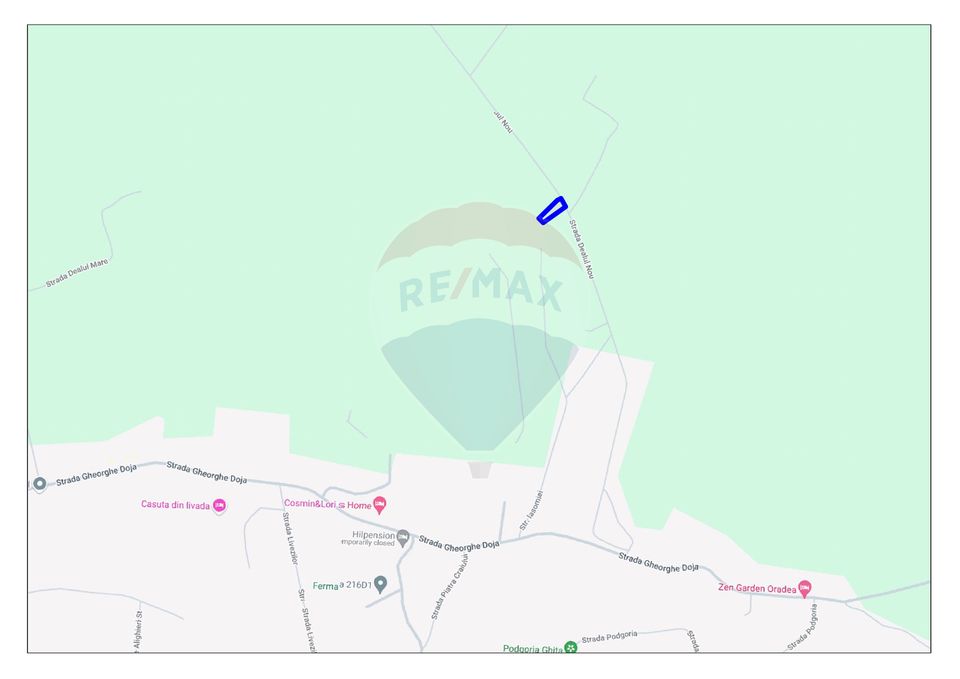 De vânzare teren intravilan, 1.505 mp - Paleu