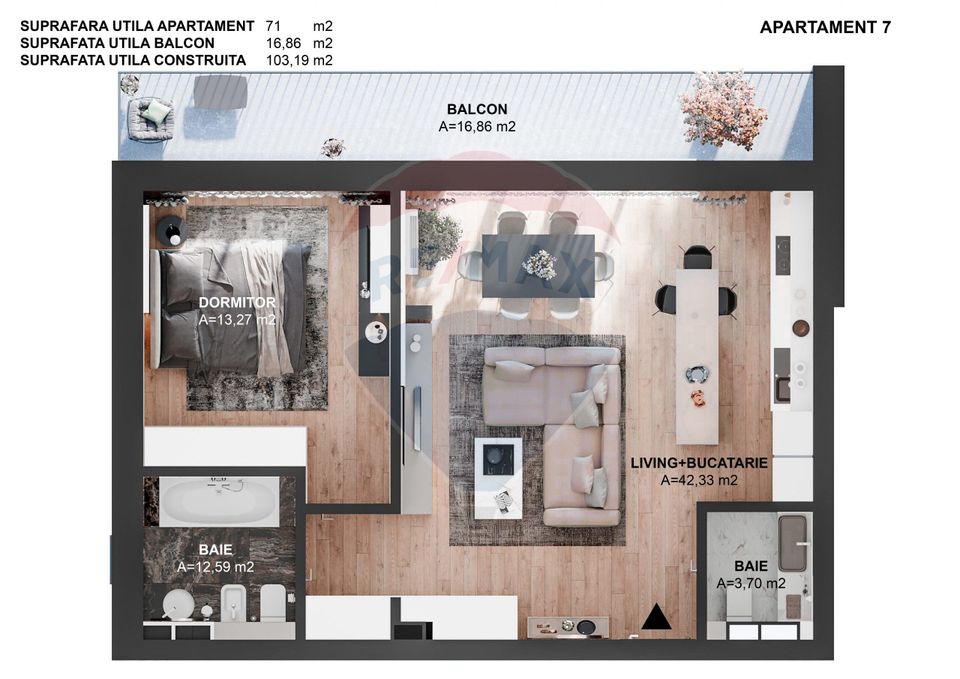 Apartament 2 camere de vânzare, bloc nou boutique, ultracentral,Oradea