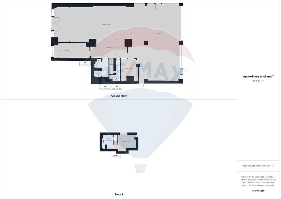 Spațiu comercial cu trafic intens Centru Civic 340 mp
