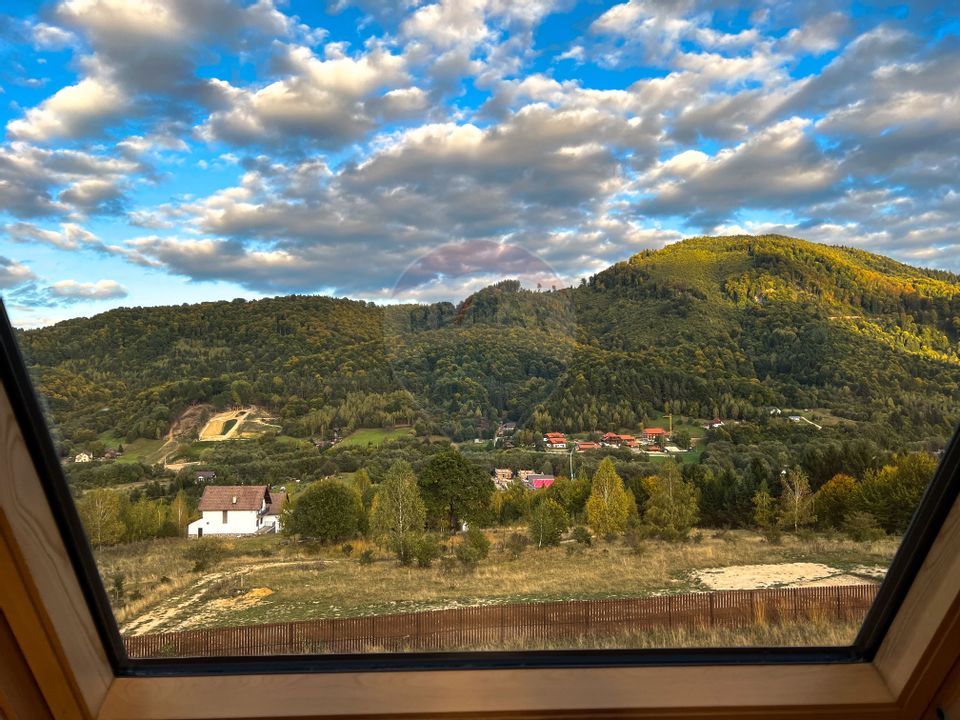 Vilă superba A-Frame cu vedere panoramică catre Varful Omu si Bucegi