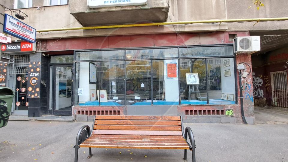 De inchiriat spatiu comercial / Vitrina stradala/ Gara de Nord/ 98mp