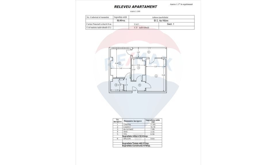 Apartament cu 2 camere de vânzare în zona Chitila - Podul Constanta