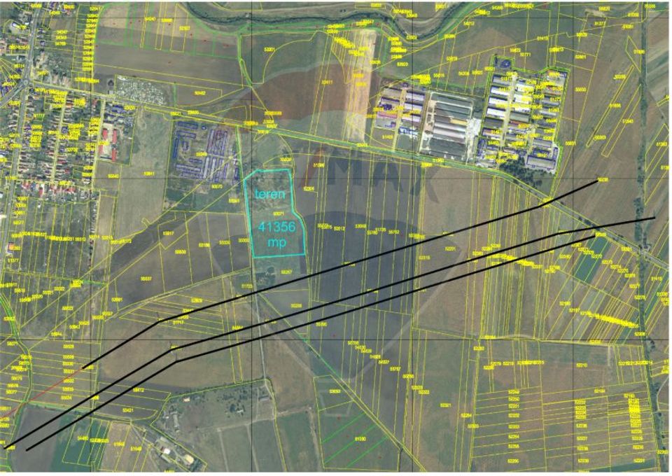 For SALE Agricultural land 41.356sqm Targu Mures / DJ DJ151D