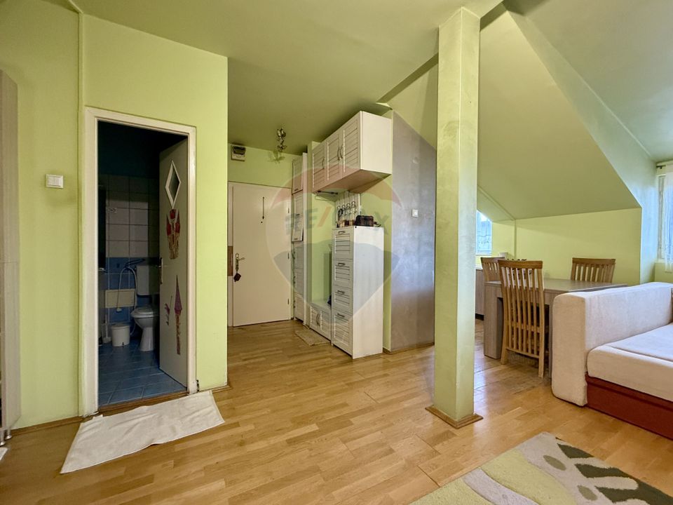 Apartament în vilă, Curte comună cu piscină – Andrei Mureșanu