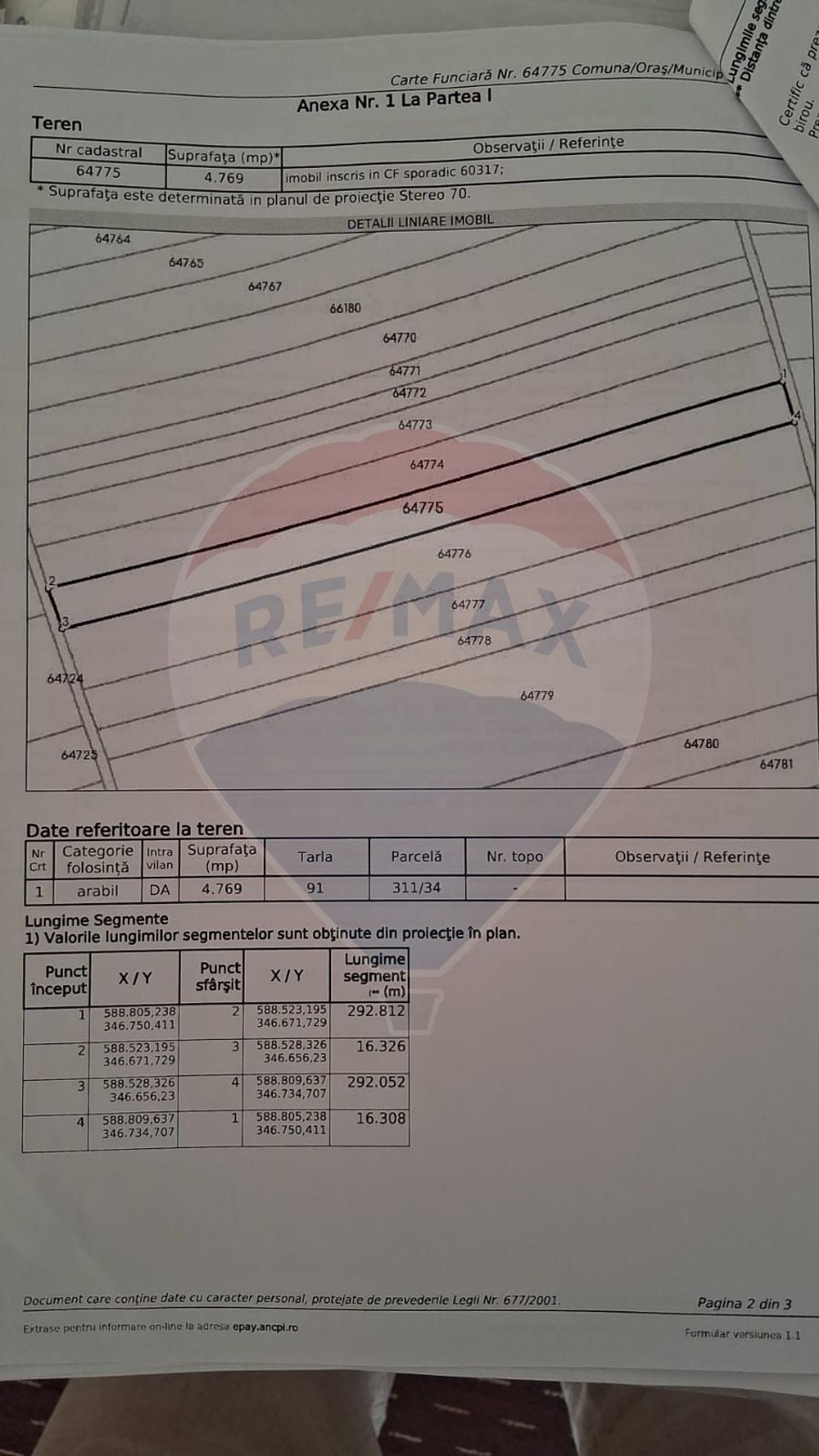 Teren 4,769mp Balotesti