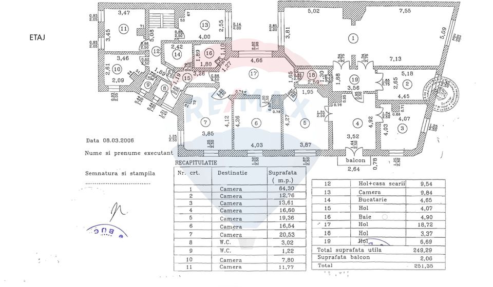 House D+P+E+M | 827 sqm, 7 parking spaces, Regina Maria