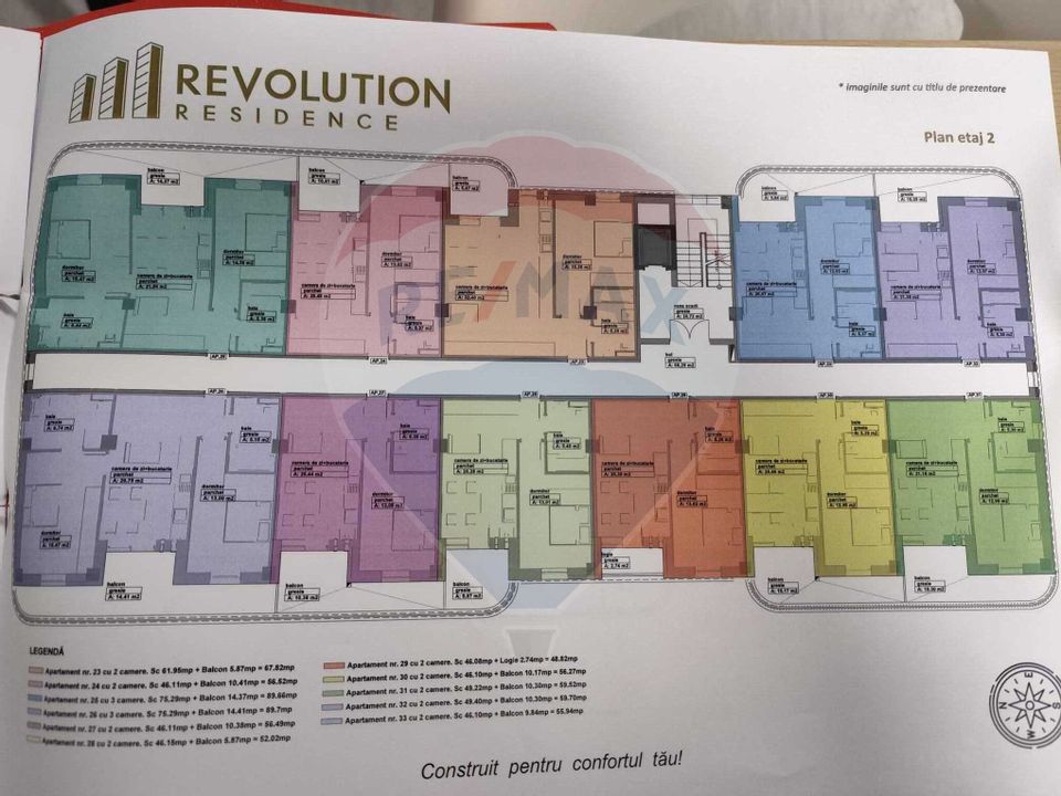 Bloc nou pe str. Lupului, apartamente cu 2-3 camere!