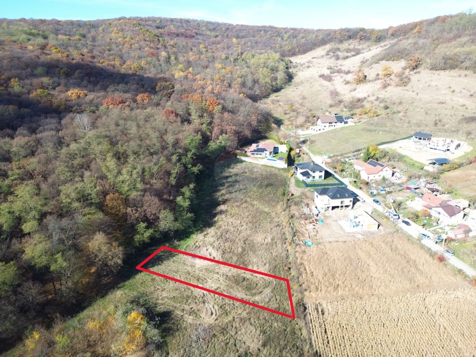 Teren de vânzare – zona Wevern, Medias – 1.222 mp lângă padure