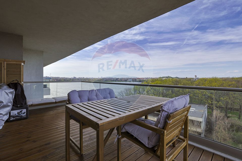 2 camere premium | TERASĂ 25 mp cu deck+vedere lac si pădure I parcare