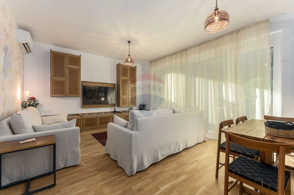 Apartament de inchiriat cu 3 camere in Jandarmeriei / Jardins du Nord