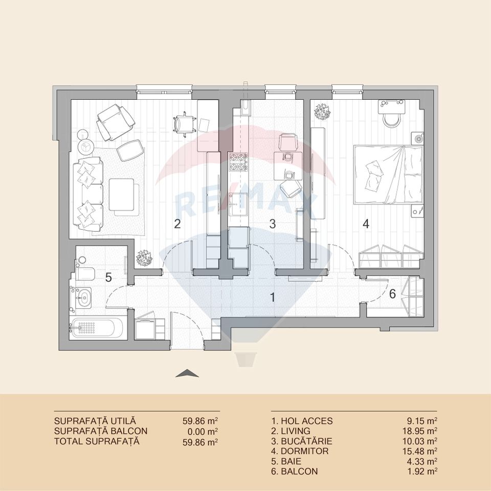 Apartament Premium, 2 Camere, de Vânzare, ULTRACENTRAL - IAȘI