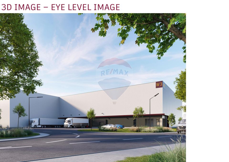 Teren logistic, PUZ aprobat, 7,63 ha, platforme + hale 23.396 mp. A0