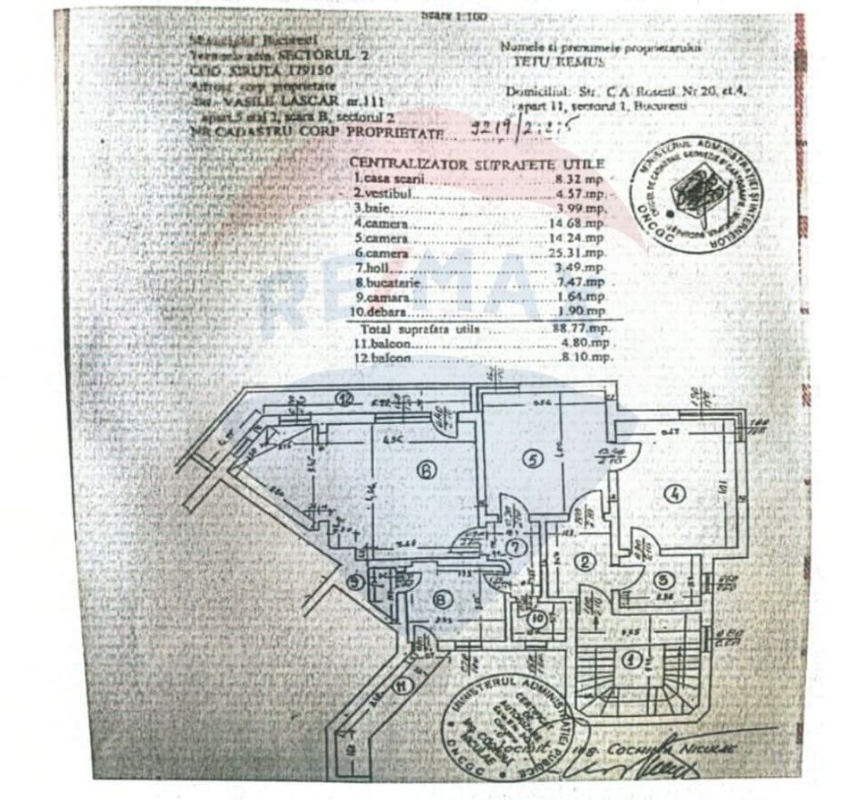 3 room Apartment for sale, Dacia area